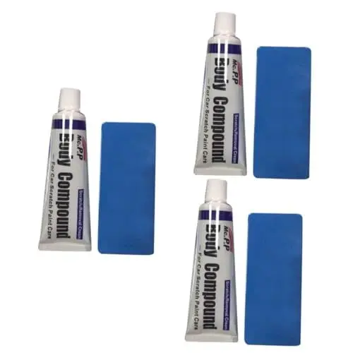 Produktbild: BUGUUYO 3St auto polierpaste Autokratzer abschleifen Autoaufkleber lustig Autolack-Restaurierungsset Wachs für Autos car scratch repair kit autopolitur auto schleifpaste Karosseriepaste