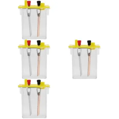 Produktbild: BUGUUYO 4 Sets Wissenschaftsset Fruchtbatterie Herstellungsset Wissenschaftliches Experimentierset Verkupfertes Verzinktes Physik Experimentierset