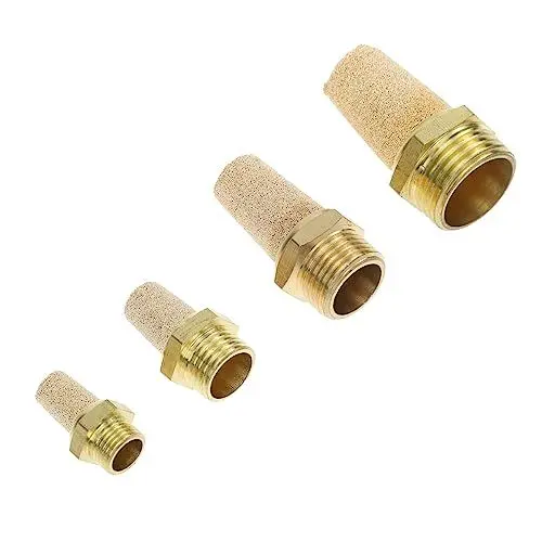Produktbild: BUGUUYO 4 Stücke Messing Pneumatische Ventile Volle Kupfer Design Einfach Installieren