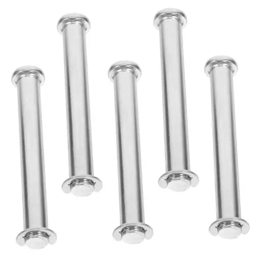 Produktbild: BUGUUYO 5St Regaleinsatz Hochleistungsschrauben für Palettenregale Sicherungsstift für Palettenregale Zubehör für Palettenregale Stecknadel fallen lassen Rostfreier Stahl Silver