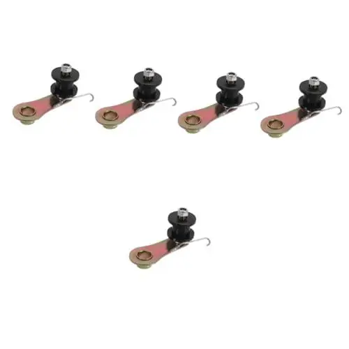 Produktbild: BUGUUYO 5st Kettenspanner Motorradreparatur Kettenführungsrolle Kettenrollenführung Kettenrollenspanner Motorradteile Kettenführungsspanner Für Motorräder Motorradzubehör Eisen Black