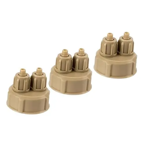 Produktbild: BUGUUYO 2sets Aquarium Kit Kohlendioxid Generator Flasche Caps Co2 Zubehör Co2 Diffusor 3 Stücke * 2