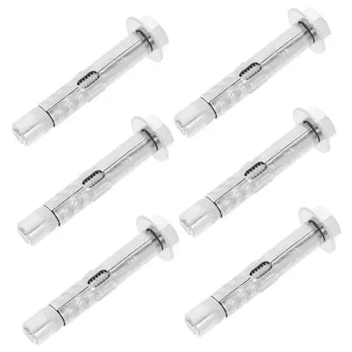 Produktbild: BUGUUYO 6 Stück Dehnschraubenbolzen M8 x 60 mm Edelstahl externe Sechskantmuttern für Trockenbau-Ankerschrauben