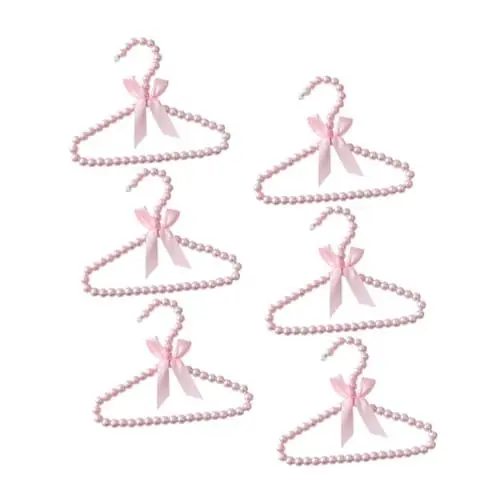 Produktbild: BUGUUYO Modische Baby-kleiderbügel Mit Perlen – 6-teiliges Set Für Hunde- Und Babykleidung