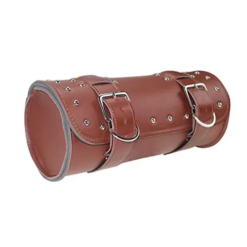 Produktbild: BUGUUYO Motorrad-hängetasche Aus Pu-Leder wasserdichte Werkzeugtasche Gadget-Box Mit Riemen Für Motorräder Satteltasche Mit Viel Für Zubehör Und Persönliche Gegenstände