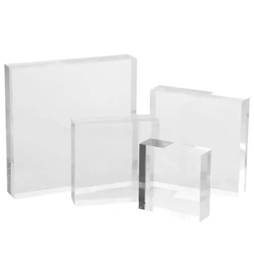 Produktbild: BUGUUYO Ausstellungsregale 4 Stück Acryl-ständer halter ständer Aus Acryl Stempelblock Aus Acryl Acrylblöcke Für Stempel Armbanduhr-organizer Acrylblock block Quadrat Anschauen