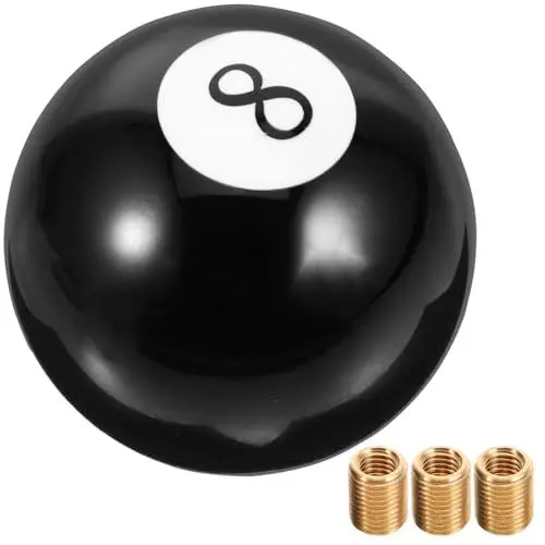 Produktbild: BUGUUYO Auto Getriebekopf Gangschaltknauf Manueller Schaltknauf Manueller Schalthebel Schaltknauf des Schalthebels Pool-Billard-Kugel Schalthebelknauf Boutique Acryl Kopf Verschieben