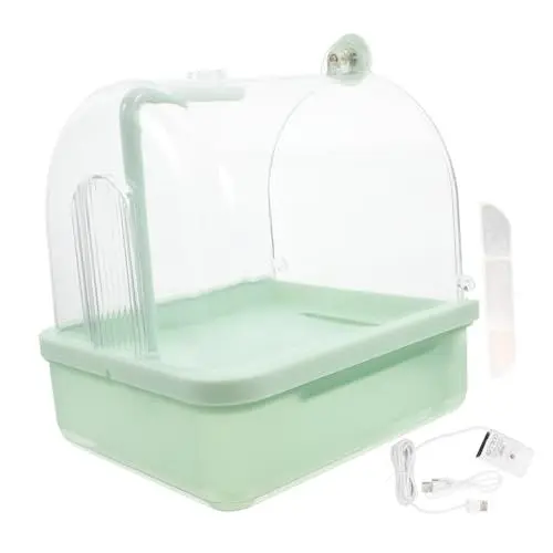 Produktbild: BUGUUYO Wasserbrunnenbad 180 ° Drehbarer Wasserhahn Vogelkäfig Badespielzeug Für Vögel Papageien