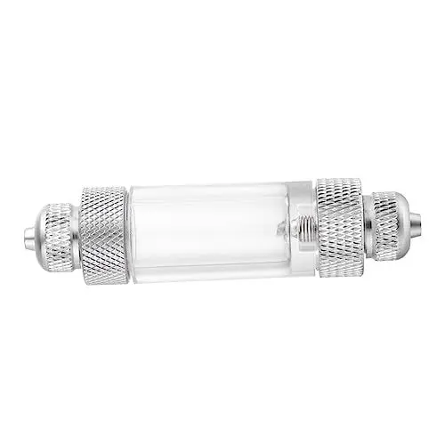 Produktbild: BUGUUYO Wasserpflanze Aquarium Werkzeug Silber Co2 Blasenzähler Mutter Verriegelungssystem Rückschlagzähler Für Co2 Diffusor