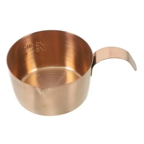 Produktbild: BUGUUYO 80ml Espresso Tasse Auslauf Edelstahl Krug Messung Ihre Kaffee