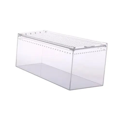 Produktbild: BUGUUYO Acryl-leck-reptilienzuchtbox Schildkrötengehege Mit Belüftungslöchern Für Spinne Und Gecko