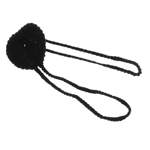 Produktbild: BUGUUYO Lustige Nasenmaske winterliche Staubschutzhülle Ski-Nasenwärmer Nasensocke Winter-Nasenstaubschutz weiche Nasenabdeckung Nasenwärmer-Abdeckung Winternasenschutz Polyester Black