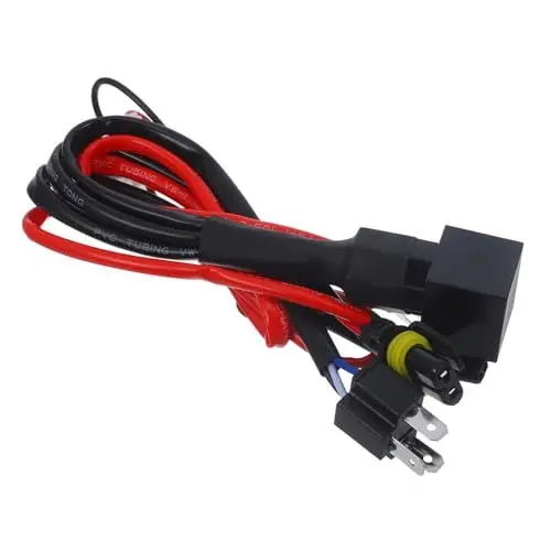 Produktbild: BUGUUYO Motorradzubehör Scheinwerfer Anschlusskabel Scheinwerferkabel H4 Stecker Anschlusskabel Für Nebelscheinwerfer Kabelbaum Scheinwerfer Umbau Kabelbaum