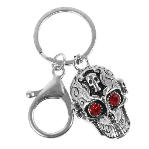 Produktbild: BUGUUYO Schlüsselanhänger Skelett hängende Anhänger Portemonnaie-Anhänger als Dekoration Charme schlüsselringe halloween deko dekorativer Schlüsselanhänger Schlüsselbund
