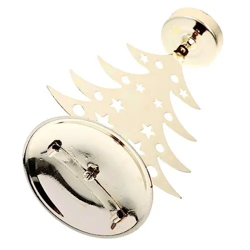 Produktbild: BUGUUYO Weihnachtskerzenhalter Weihnachtsbaumdekoration Kerzenhalter Für Weihnachten Teelichthalter Weihnachtsteelichthalter Einfache Kerzenhalter Weihnachten Goldenes Eisen