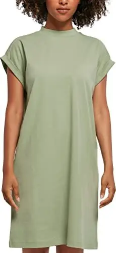 Produktbild: Build Your Brand Damen BY101-Ladies Turtle Extended Shoulder Dress Kleid, softsalvia, 3XL