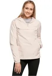 Produktbild: Build Your Brand Damen Ladies Basic Pull Over Jacket Cardigan Sweater, Light Pink, XL EU