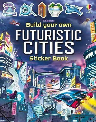 Produktbild: Build Your Own Futuristic Cities (Build Your Own Sticker Book)