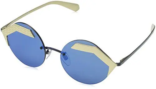 Produktbild: Bulgari Damen 0BV6089 202255 55 Sonnenbrille, Gold (Mat Pale Gold/Pale Gold/Grey)