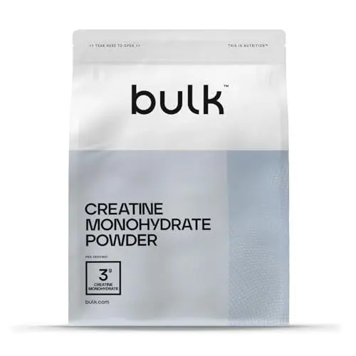 Produktbild: Bulk Creatin Monohydrat Pulver 500 g | 147 Portionen | Reines mikronisiertes Kreatin | Blaue Himbeere | Vegan & Halal | Ideal für Fitness, Training & Gym | Leicht aufzulösen