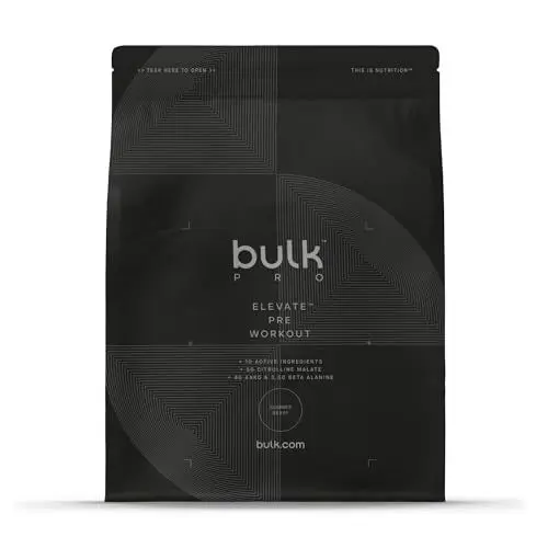 Produktbild: Bulk Elevate, Pre-Workout-Präparat in Pulverform, Pre Workout Booster, Cherry Cola, 660 g