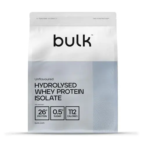 Produktbild: Bulk Hydrolysiertes Whey Protein Isolat, Protein-Shake, Protein Pulver, Eiweißpulver, Geschmacksneutral, 2,5 kg