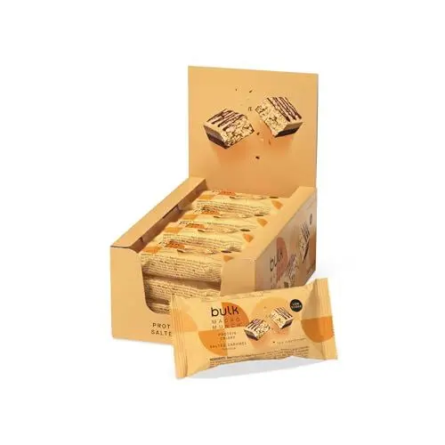 Produktbild: Bulk Macro Munch Crispy Bar Salted Caramel Box of 12, Verpackung Kann Variieren