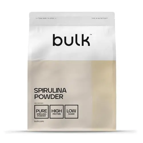 Produktbild: Bulk Spirulina-Pulver, 500 g, Verpackung Kann Variieren