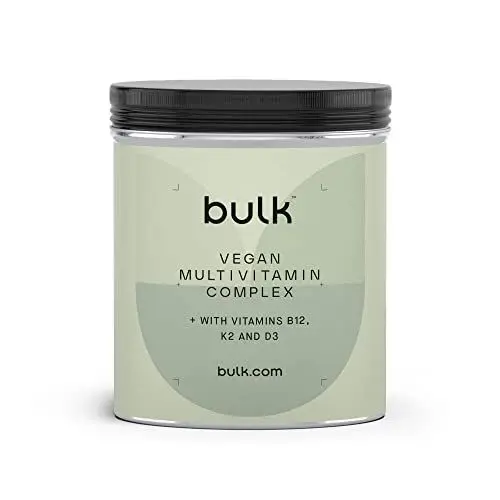 Produktbild: Bulk Veganer Multivitamin Komplex, Mineralstoffe, Vegane Multivitamine, 90 Kapseln