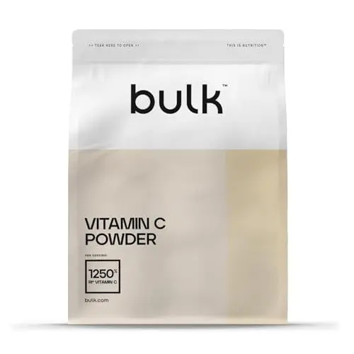 Produktbild: Bulk Vitamin-C-Pulver, 1 kg, Verpackung kann variieren