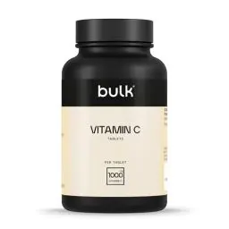 Produktbild: Bulk Vitamin C Tabletten 1000 mg, 1000 mg, hochdosiert, 90 Tabletten