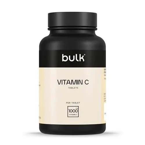 Produktbild: Bulk Vitamin C Tabletten 1000 mg, 1000 mg, hochdosiert, 90 Tabletten