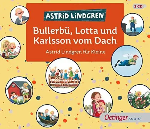 Produktbild: Bullerbü, Lotta und Karlsson vom Dach: Astrid Lindgren für Kleine. Schöne Kinderbuch-Klassiker von Astrid Lindgren in einer Hörbuch-Box für Kinder ab 4 Jahren