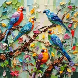 Produktbild: Bullglesup Puzzle für Erwachsene 1024 Teile, 3D Bird, Passen Perfekt Ineinander Buchstaben Auf der Rückseite Kein Staub, Spielzeug für Männer Frauen Ältere (70 x 50 cm), 1:1 Poster
