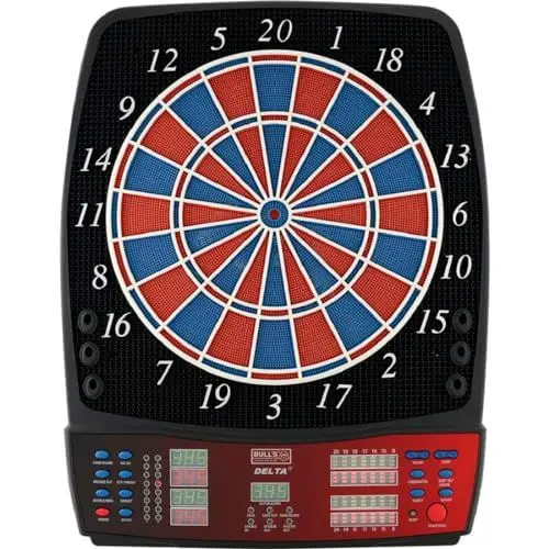 Produktbild: Bull's Delta Iv Russ Bray Sound Elektronik Dartboard, Mehrfarbig, 59 x 46 cm, 67986, Diverse Designs