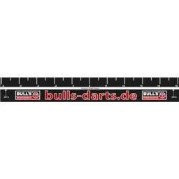 Produktbild: BULL'S Abwurflinie Basic, Schwarz/Weiß, 40 x 5 cm