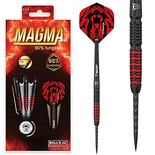 Produktbild: BULL'S Magma Dart, Schwarz/Rot, 23 g