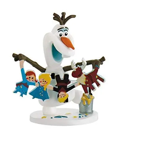 Produktbild: Bullyland 12943 - Disney Olafs Frozen Adventure Spielfigur, Olaf mit Girlande