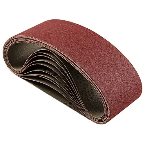 Produktbild: Bulnqyk Schleifbänder 75 x 533 mm,Schleifband P150 Körnung Sehr Feine,für Bandschleifer Schleifmaschine,für Holzbearbeitung,Schleifen,Schärfen,Metallpolieren(10 Stk)