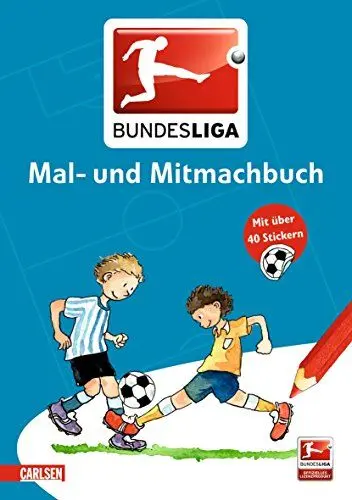 Produktbild: BUNDESLIGA Mal- und Mitmachbuch