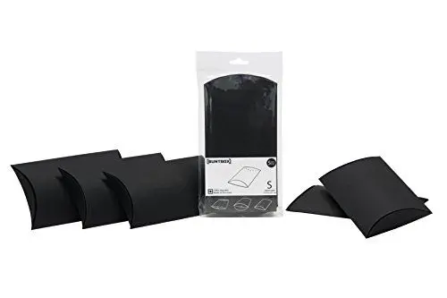 Produktbild: Buntbox Kissenschachtel, 5-er Colour Pack, klein, 16 x 11 x 3 cm, schwarz