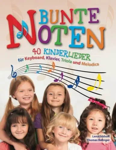 Produktbild: Bunte Noten: 40 Kinderlieder für Keyboard, Klavier, Triola und Melodica