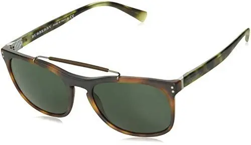 Produktbild: Burberry Herren 0BE4244 362271 56 Sonnenbrille, Braun (Matte Light Havana/Green)