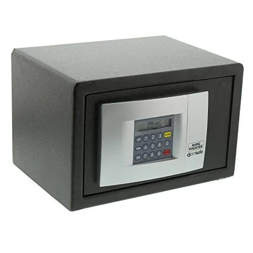 Produktbild: Burg Wächter Möbeltresor mit elektronischem Zahlenschloss, Wand- und Bodenbefestigung, PointSafe P 1 E, Schwarz, Volumen: 6,7 l