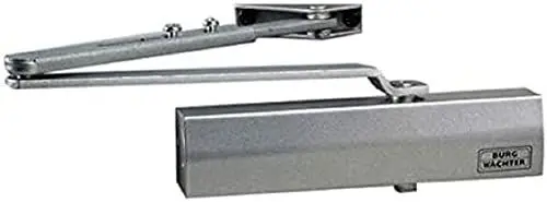 Produktbild: Burg Wächter Türschließer für Innentüren, Hydraulisch, Variabel einstellbar, Breite bis 110 cm, Gewicht bis 80 kg, TS 504 S, Silber, 504 S SB, Türbreite bis 110 cm