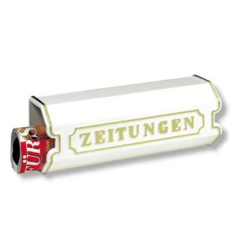 Produktbild: Burg Wächter Zeitungsbox mit Beschriftung, Alu-Guss, 1890 W, Weiß
