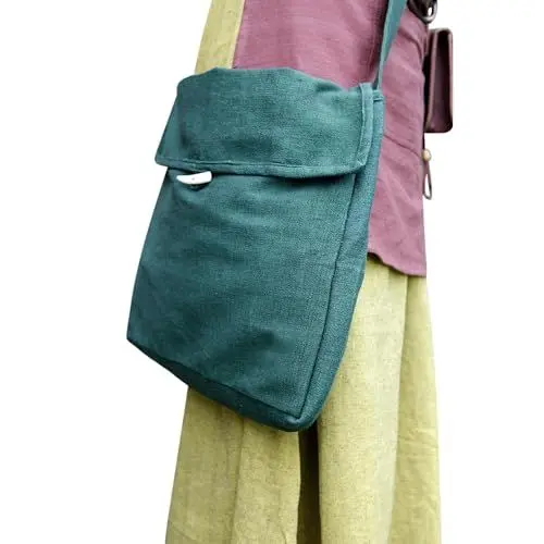 Produktbild: Burgschneider - Tasche Ehwaz - Grün (Standard, Unisex, Baumwolle) Historisch - Medieval