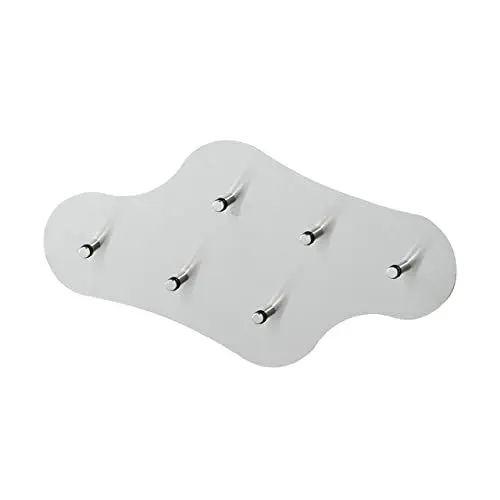 Produktbild: Burg-Wächter Schlüsseltafel aus Edelstahl, in Form einer Wolken, 6 Haken, Nuvola 6400/6 Ni, Edelstahl