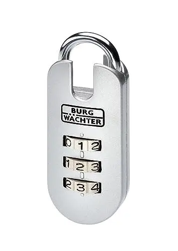 Produktbild: Burg-Wächter Verstellbares Zahlenschloss, Combi Lock 71 25 SB, Bügelstärke: 3,5 mm