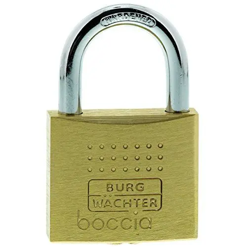 Produktbild: Burg-Wächter Vorhängeschloss, 6,5 mm Bügelstärke, Kneifschutz, 6 Schlüssel, Boccia 450 40 6 SB